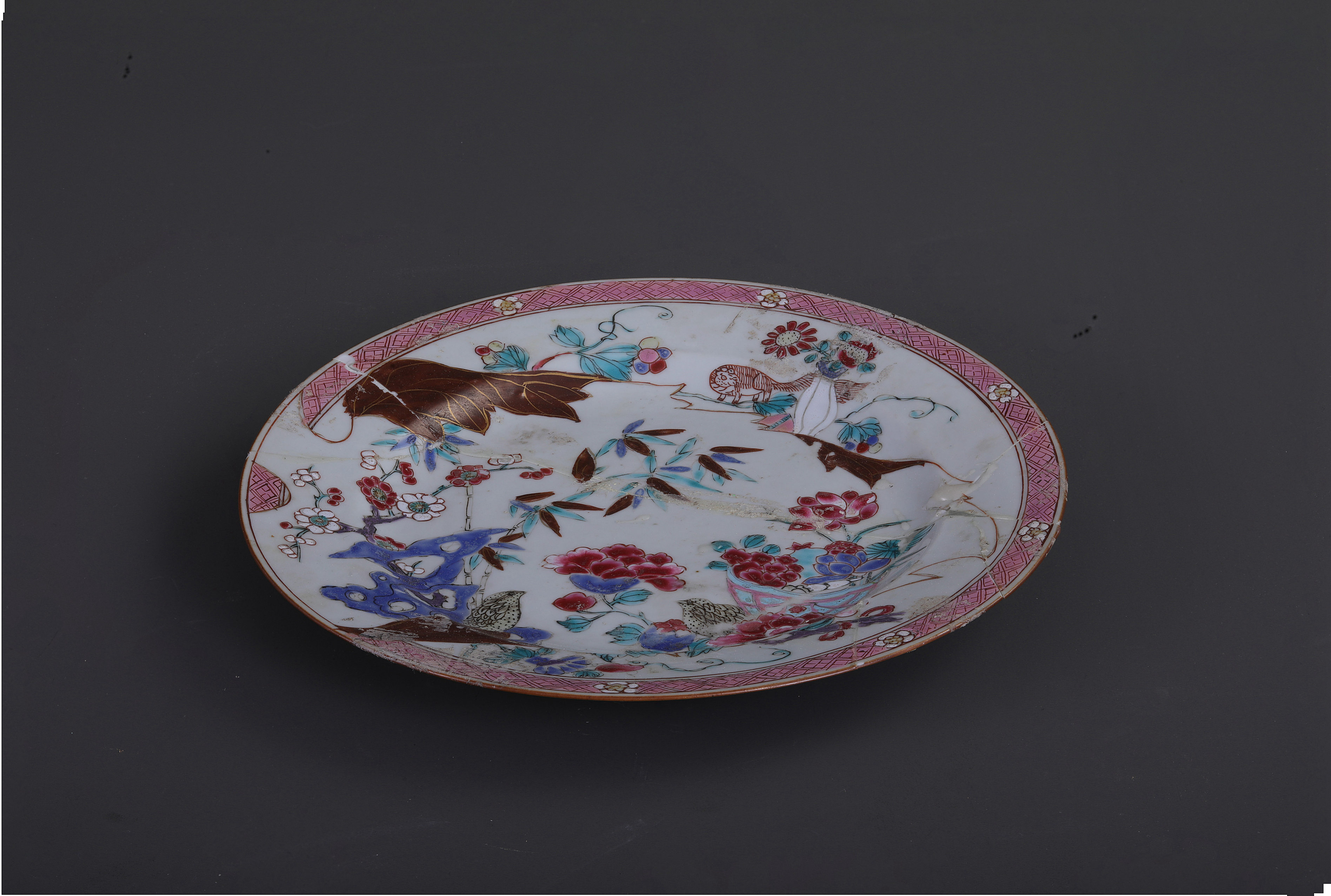 336-清粉彩花鸟纹瓷盘1.jpg