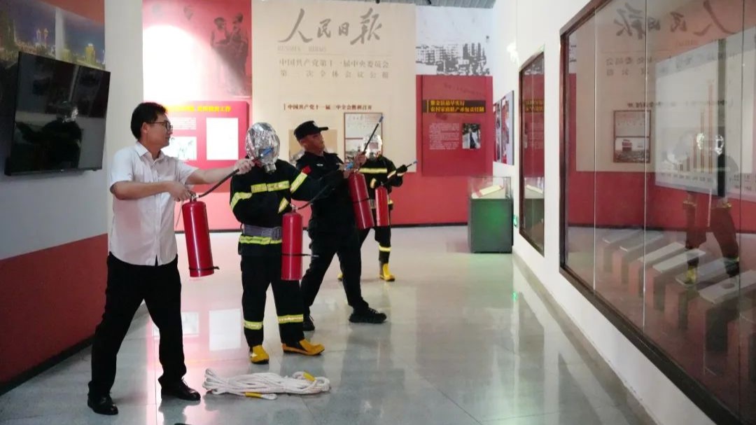 筑牢安全防线 | 市博物馆开展第二季度消防演练