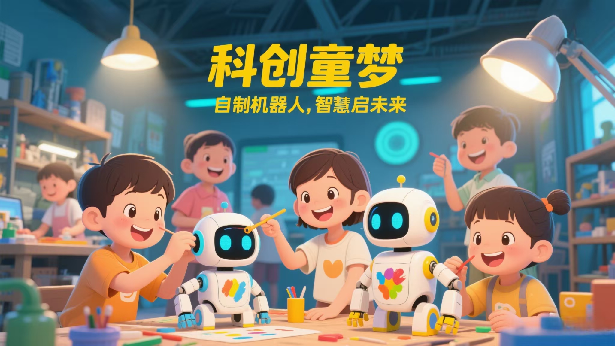 六一特辑| 科创童梦，智启未来！一起动手造机器人